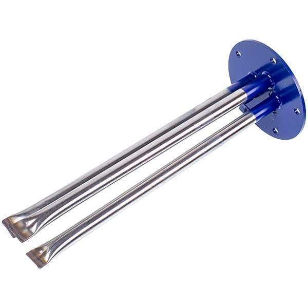 Фланец под сухие ТЭНЫ для бойлера Galmet d наружный 125 мм L трубок 335 мм под анод M6 (00000057371) - фото 2