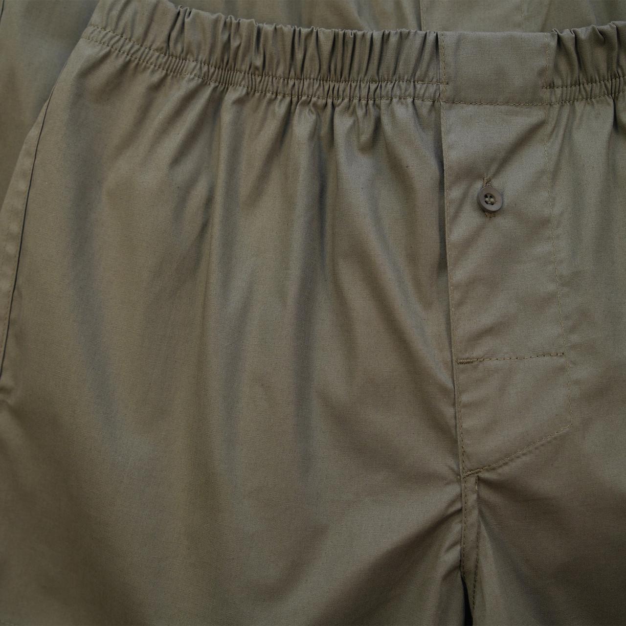 Комплект трусов из хлопка UATAC 3 шт. 3XL Олива (2741509504) - фото 3