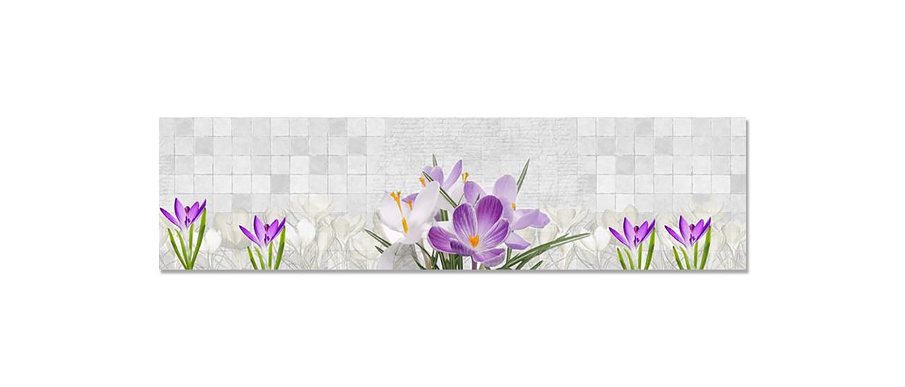 Наліпка вінілова на кухню Zatarga Крокуси під плитку 650х2500 мм (1283915292) Наліпка вінілова на кухню Zatarga Крокуси під плитку 650х2500 мм (1283915292)