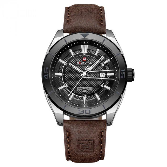 Часы наручные мужские Naviforce Forest Brown (1117)