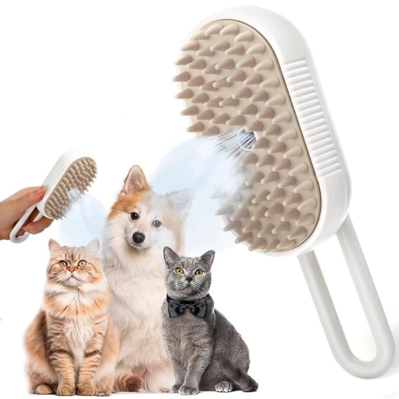 Щітка парова Pet Spray Brush 3в1 USB для вичісування тварин з ручкою (Pet 889) - фото 2