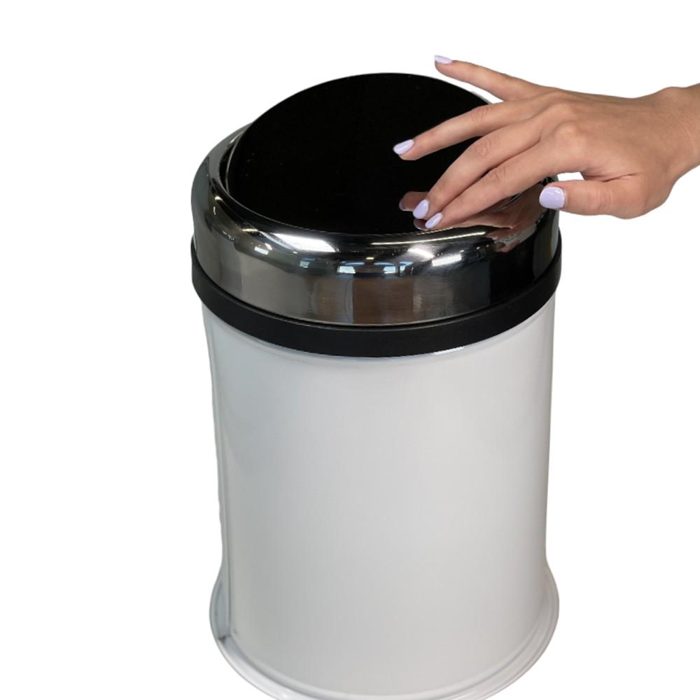 Ведро для мусора с поворотной крышкой MAXIFLOW 8 л Белый (4513.0000В.101.08) - фото 6 Ведро для мусора с поворотной крышкой MAXIFLOW 8 л Белый (4513.0000В.101.08) - фото 6