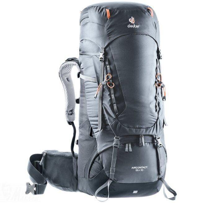 Рюкзак Deuter Aircontact 55+10 (Old) Black-Graphite (1052-3320319 4701)