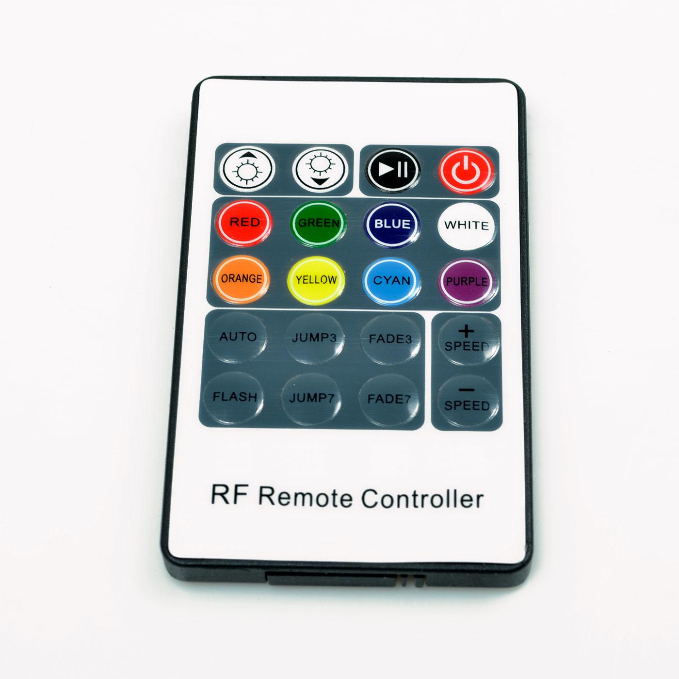 Контроллер Venom RGB RF радио Aluminum 24 А 20 кнопок на пульте (10351) - фото 2 Контроллер Venom RGB RF радио Aluminum 24 А 20 кнопок на пульте (10351) - фото 2