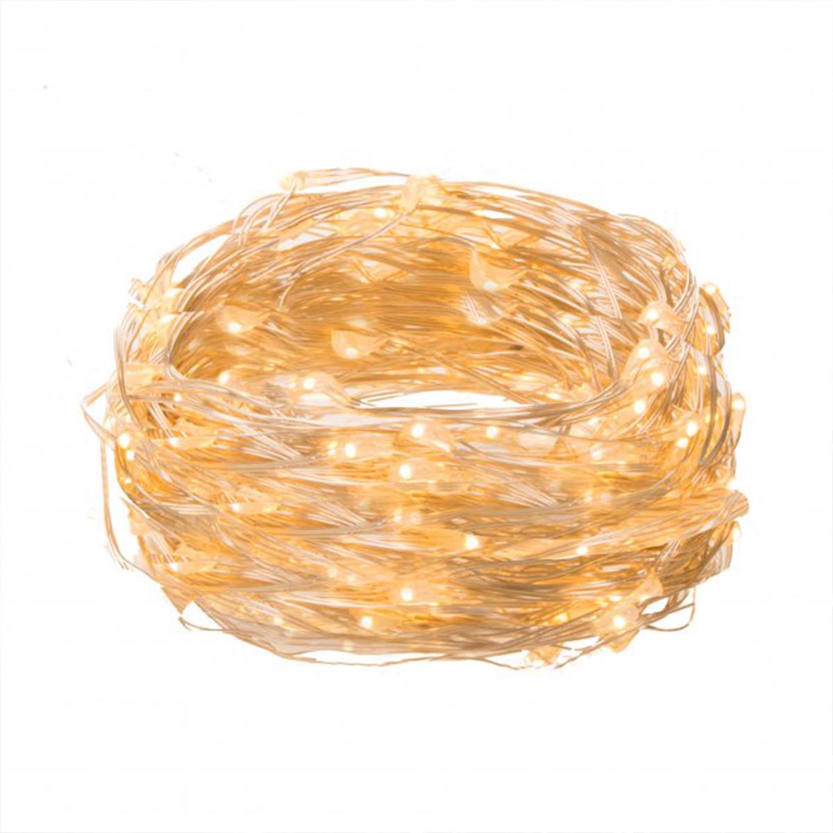 Гірлянда usb крапля роси 200 led нитка 8 режимів тепло-білий 20 м - фото 3 Гірлянда usb крапля роси 200 led нитка 8 режимів тепло-білий 20 м - фото 3