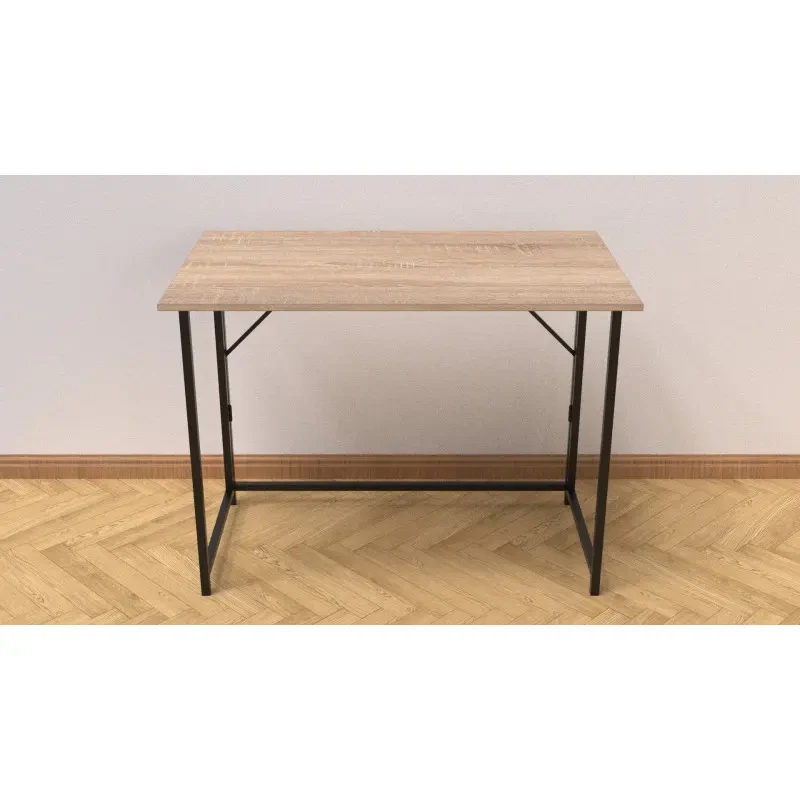 Стіл розкладний Ferrum-decor Moris метал/ДСП Чорний/Дуб Сонома (FRD-104672) - фото 4 Стіл розкладний Ferrum-decor Moris метал/ДСП Чорний/Дуб Сонома (FRD-104672) - фото 4