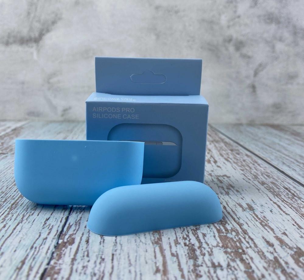 Силиконовый чехол для наушников AirPods Pro Sky Blue