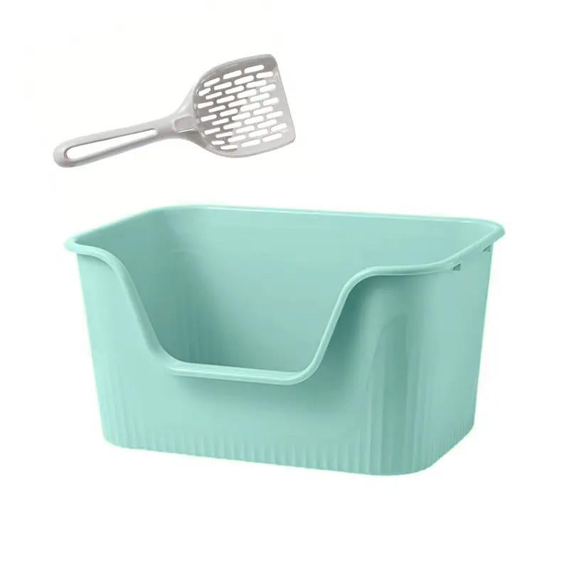 Туалет для кошек Taotaopets 262207 с лопаткой Blue (2955836446)
