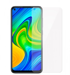 Закаленное защитное стекло на Xiaomi Redmi Note 9 (отверстие под камеру)/ Прозрачное
