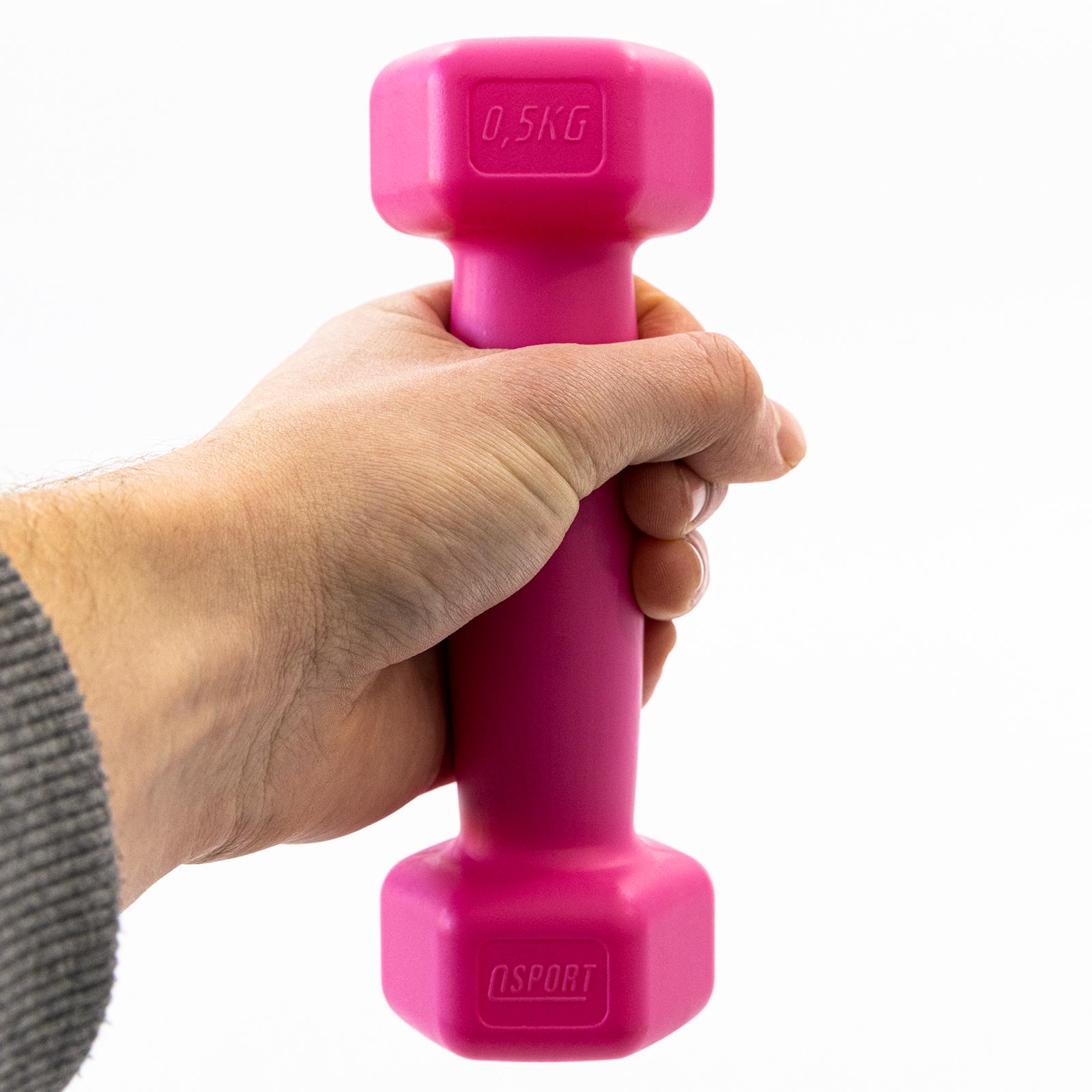 Килимок для фітнесу OSPORT Set 67 із гантелями 0,5 кг 2 шт. Сіро-рожевий (n-0097) - фото 4 Килимок для фітнесу OSPORT Set 67 із гантелями 0,5 кг 2 шт. Сіро-рожевий (n-0097) - фото 4