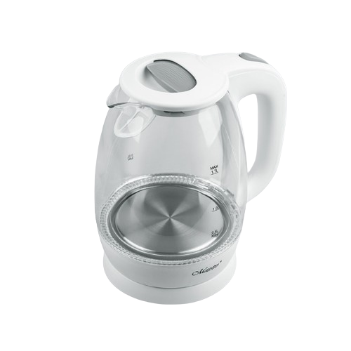 Электрочайник Maestro MR-063-WHITE дисковый стеклянный 1,7 л 1370-1630W Белый (1765648802)