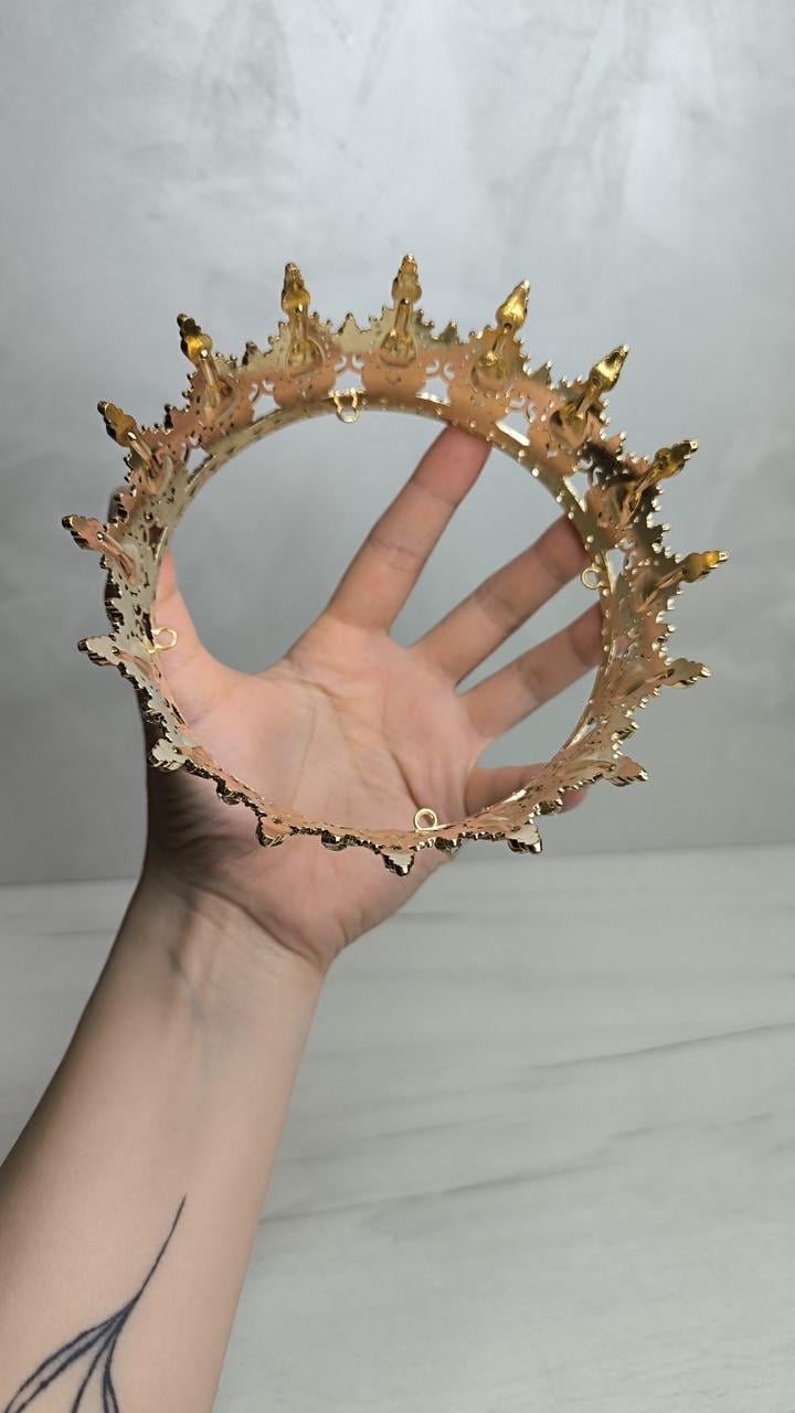 Корона на торт D 12,5 см Червоний (2588537515) - фото 6