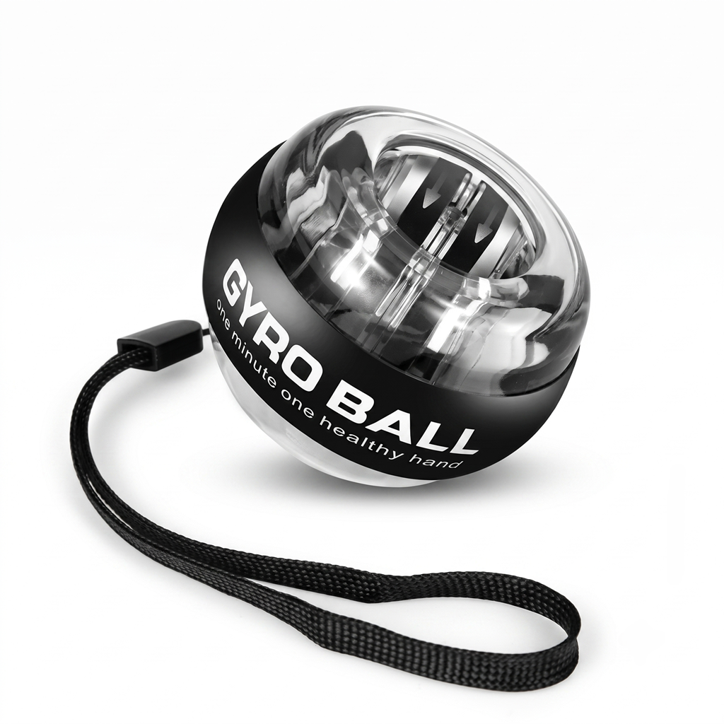 Эспандер кистевой гироскопический Gyro Ball с подсветкой и чехлом Черный (1030) Эспандер кистевой гироскопический Gyro Ball с подсветкой и чехлом Черный (1030)