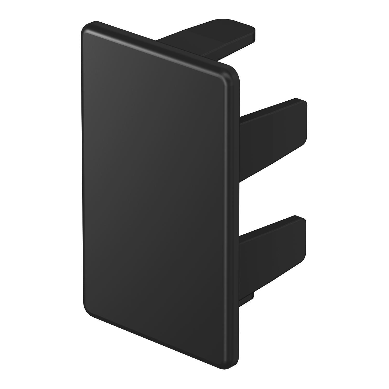 Заглушка OBO Bettermann для короба 40x25 мм ПВХ Черный (6191808)