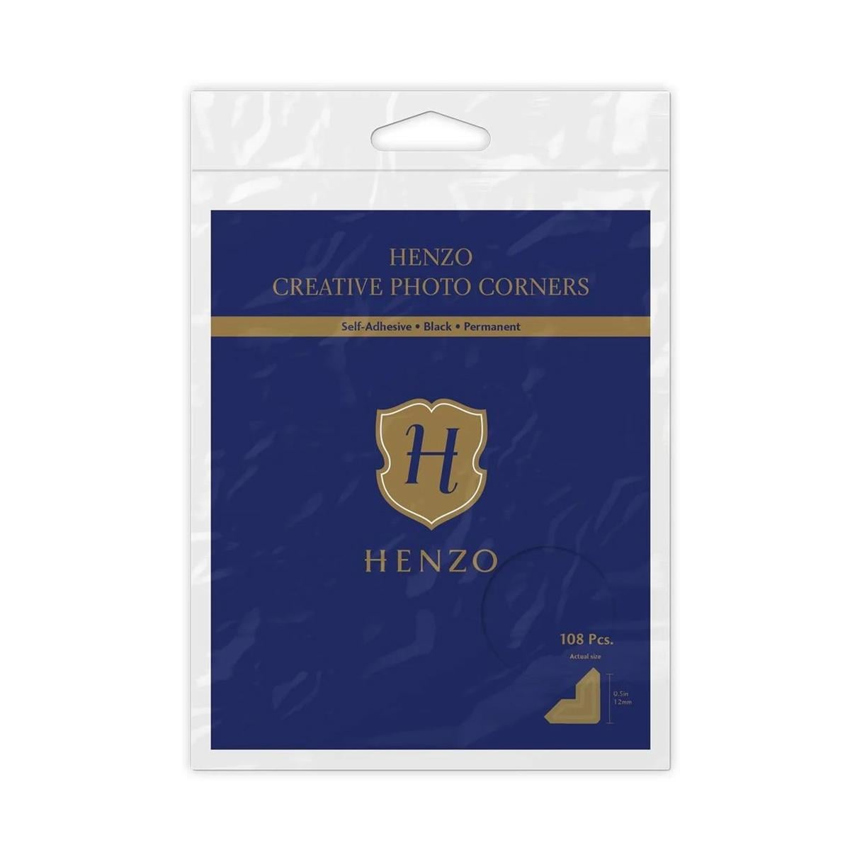 Фотоуголки Henzo Colourful Black 108 шт.