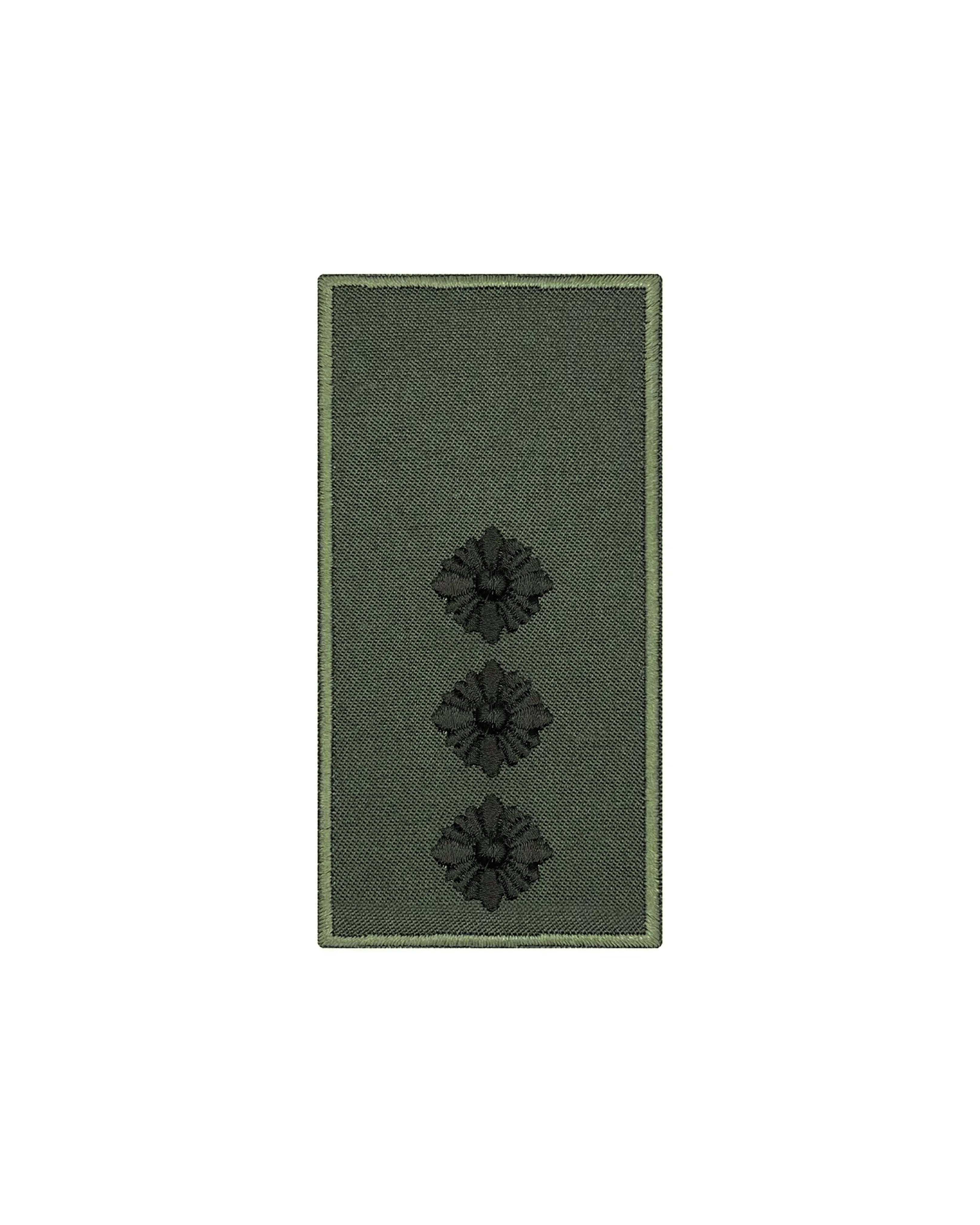 Погон Старший лейтенант НГУ 10х5 см Олива/Чорний (POG.NGU-12.3)