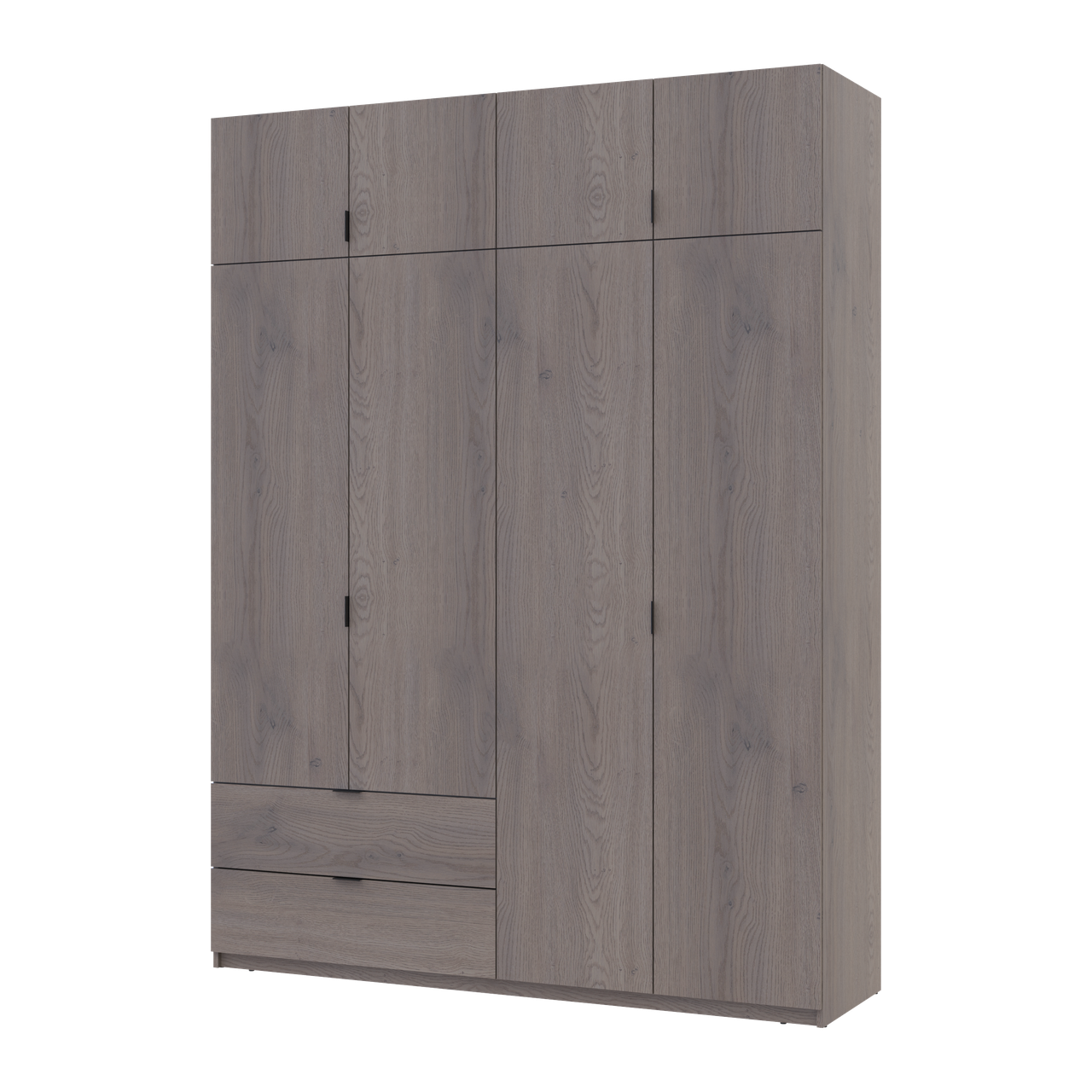 Прихожая Doros Сола 1+2 ДСП/зеркало 105х40х215 см Канноло/Кашемир (42005232)