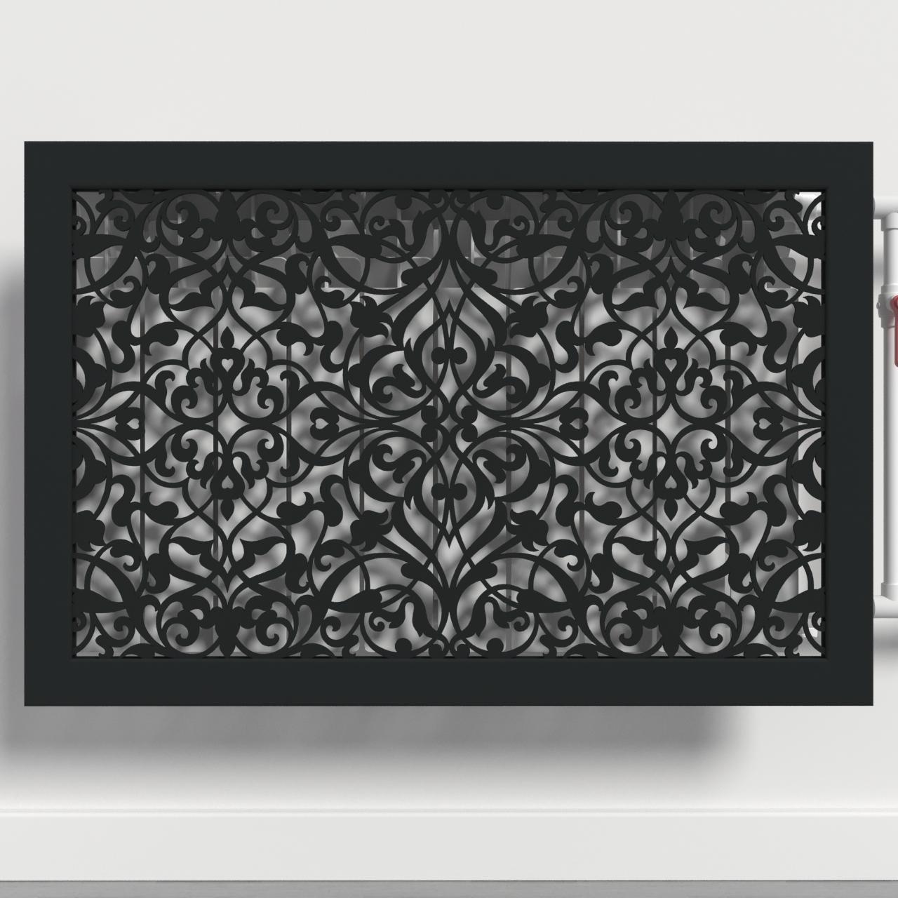 Решетка-экран на батарею SMARTWOOD 1500 мм Чорный (R20095107)