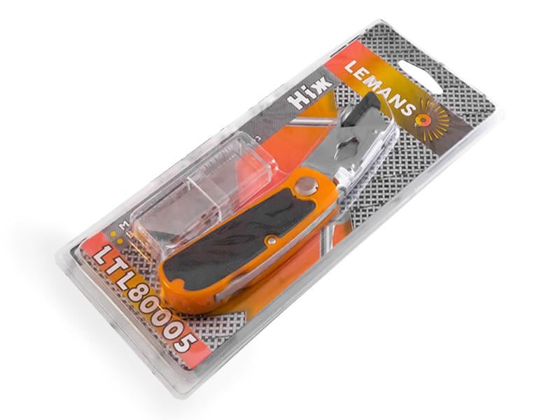 Нож Lemanso LTL80005 с запасными лезвиями 5 шт. (2378)