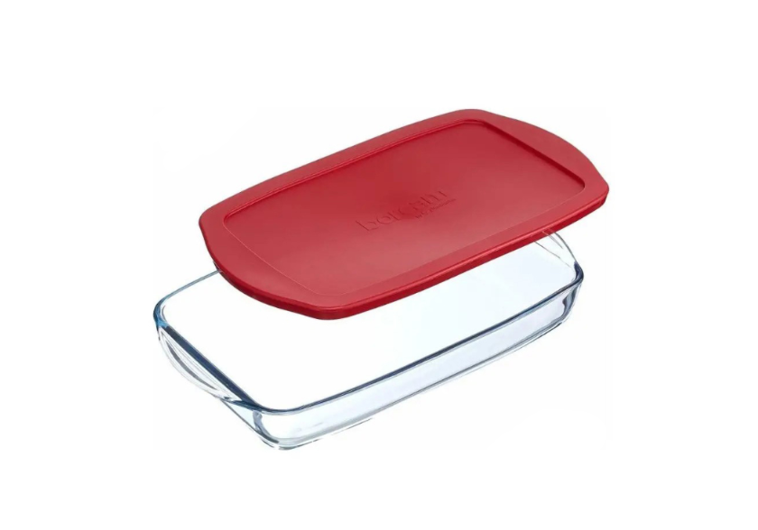 Форма для запікання Pasabahce Borcam з кришкою прямокутна 3,85 л (59124)