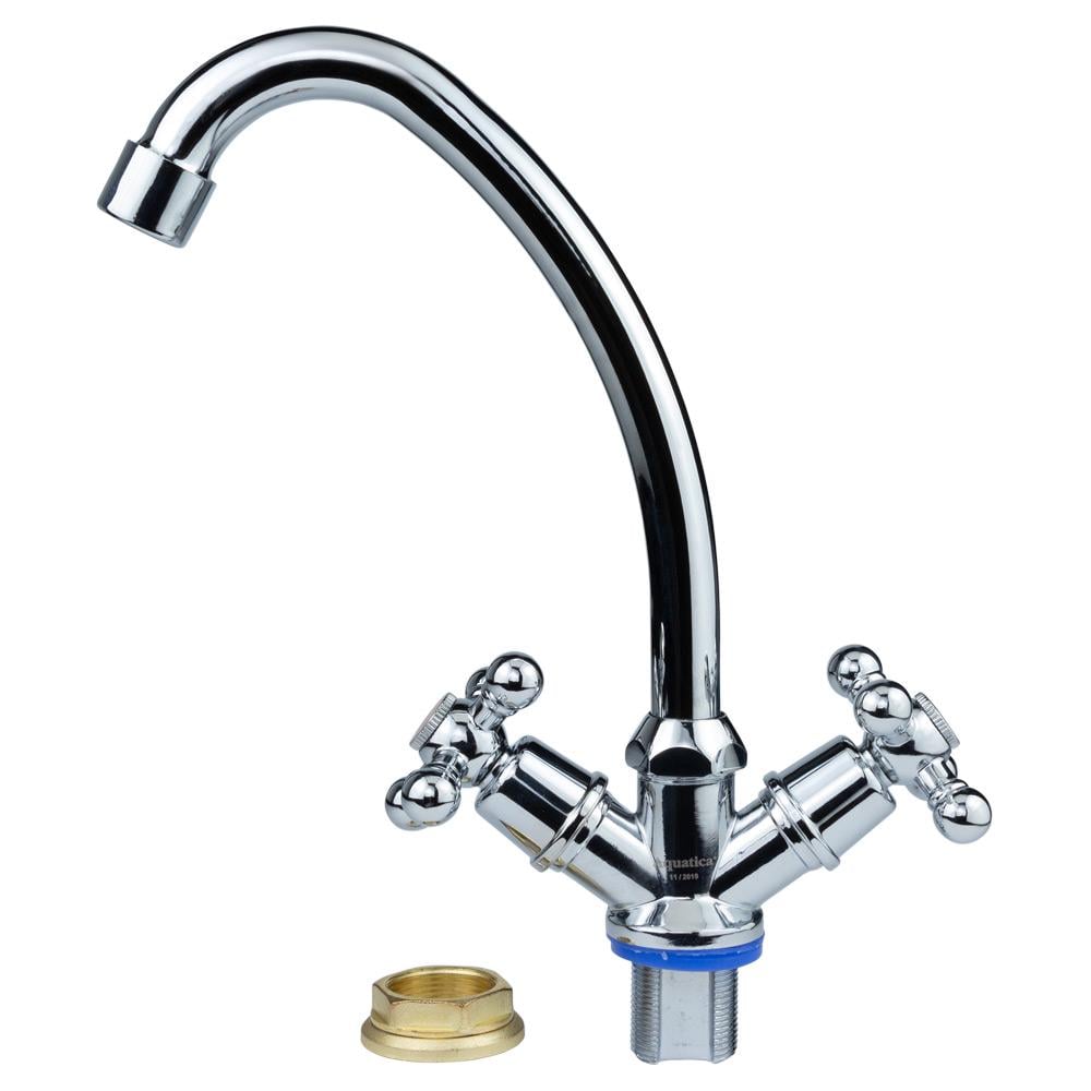 Змішувач для кухні Aquatica QM-1B159C 1/2" двовентильний (9783100)