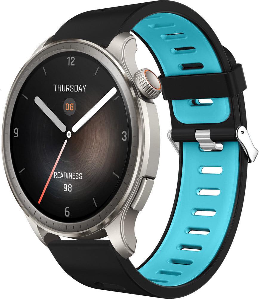 Ремешок Traf для смарт-часов Amazfit Balance Black/Sky Blue (37248-6A)