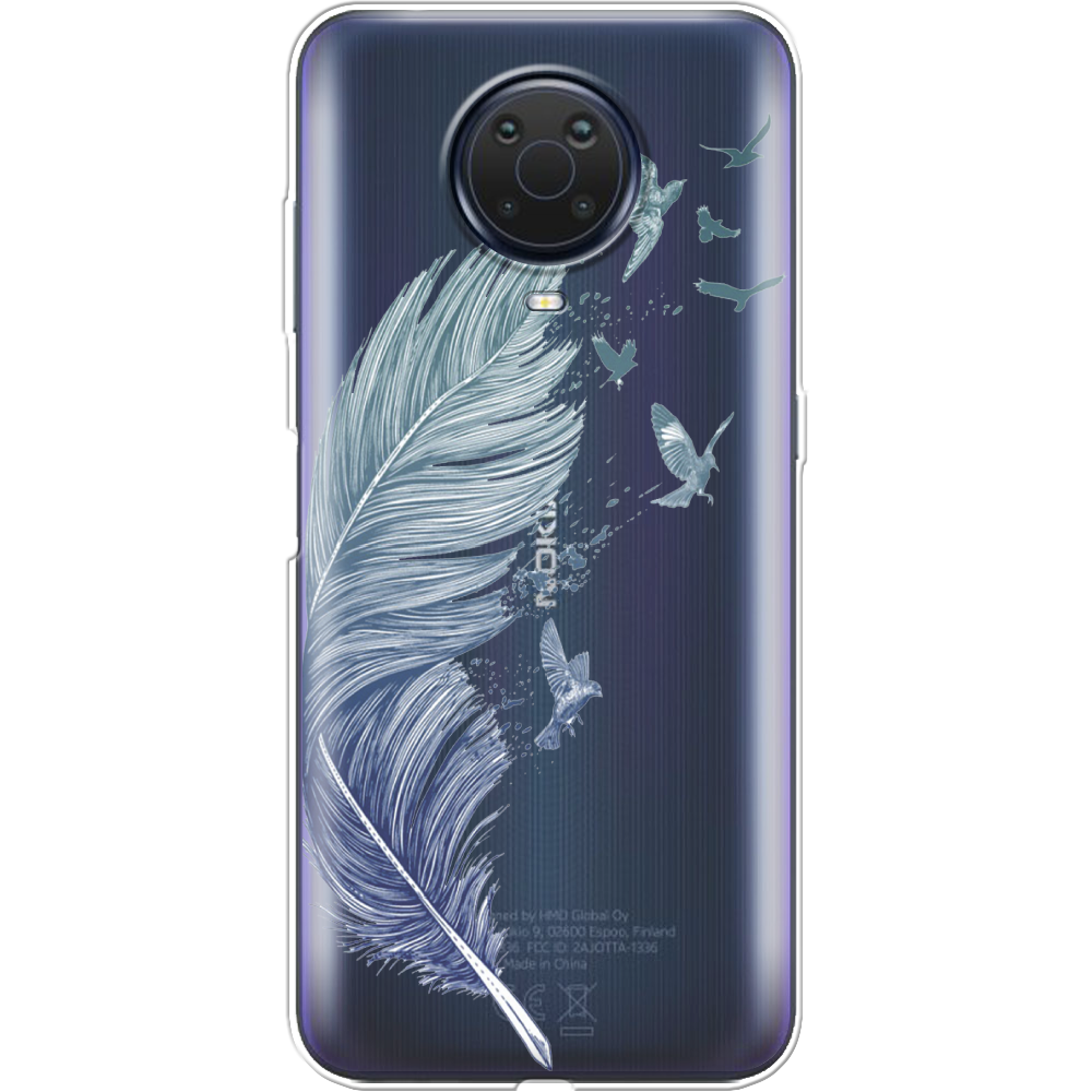 Чехол BoxFace Nokia G20 Feather Прозрачный силикон (42373-cc38-42373)