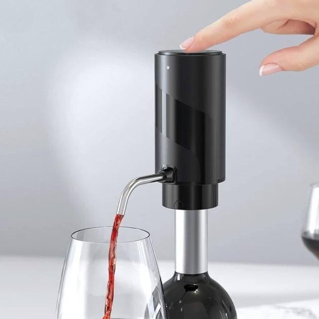 Помпа електронна для вина з акумулятором для пляшки (KD-7) - фото 7