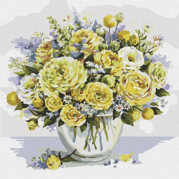 Картина по номерам Желтое счастье