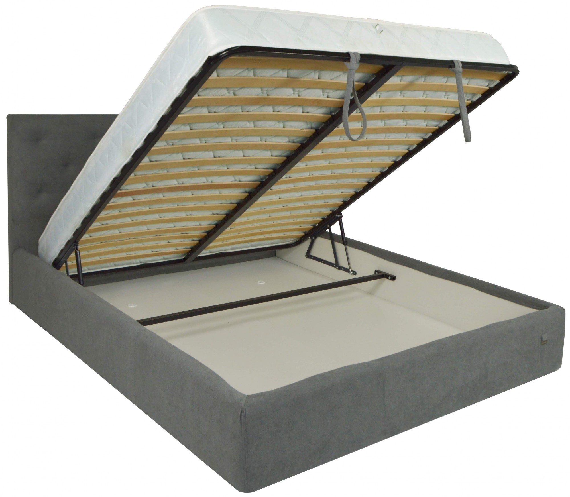 Кровать Bristol VIP Aston 16 120х190 см Серый - фото 4 Кровать Bristol VIP Aston 16 120х190 см Серый - фото 4