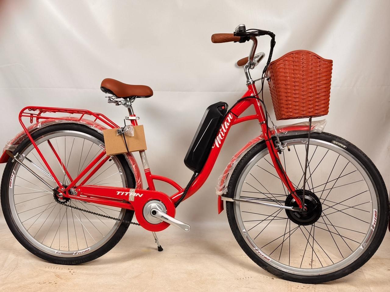 Электровелосипед Titan Milan MXUS FX-1500 F 36V13Ah/28"/16" Красный - фото 2 Электровелосипед Titan Milan MXUS FX-1500 F 36V13Ah/28"/16" Красный - фото 2