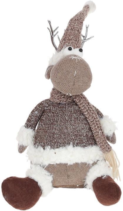 Іграшка м'яка Олень у бежевому 22х15х35 см