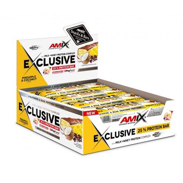 Батончик протеиновый Amix Nutrition Exclusive Protein Bar 12х85 г Pineapple Coconut (000026211)