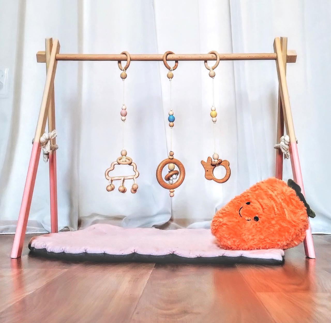 Мобиль напольный Baby Gym без игрушек Розовый (BWW-012)