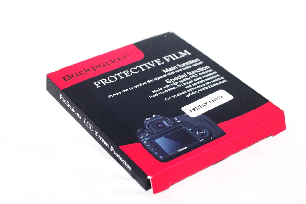 Защита LCD экрана Backpacker для Pentax K-S2 KP K-70 закаленное стекло
