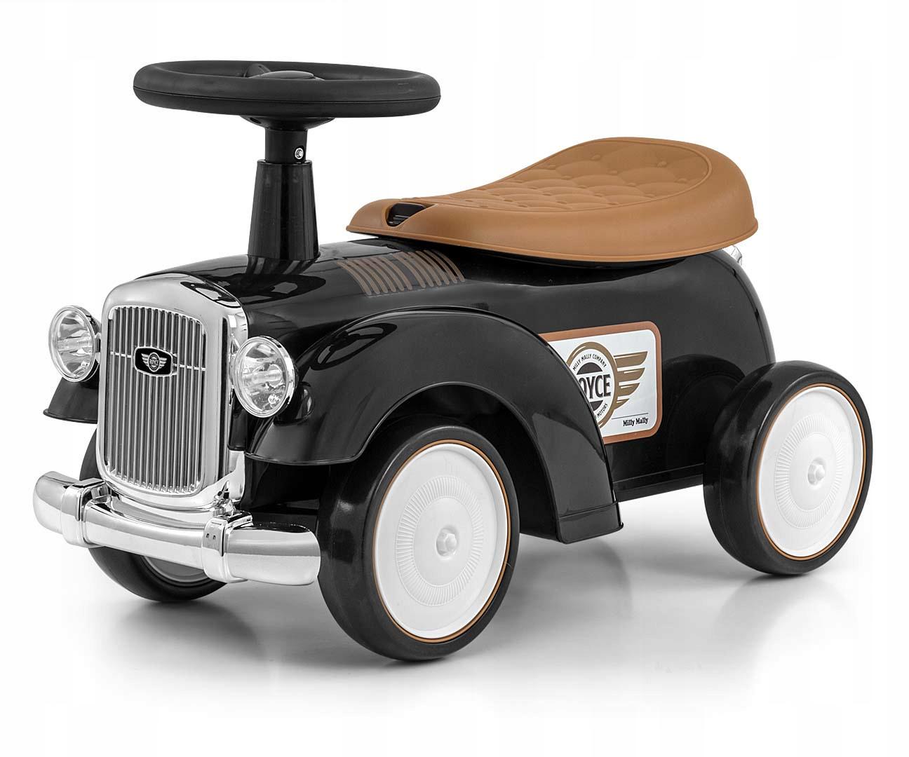 Детский автомобиль Milly Mally Royce Pushchair Retro Car Classic Car винтажный Black (23073015)