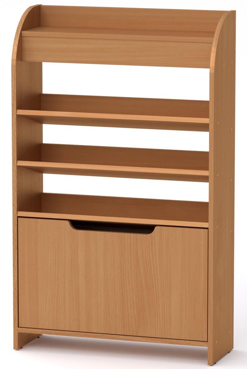 Тумба под обувь Компанит SC-14 70х25х114,2 см Бук (28491451) - фото 1 Тумба под обувь Компанит SC-14 70х25х114,2 см Бук (28491451) - фото 1