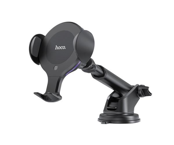 Тримач автомобільний Hoco CA60 з функцією безпровідної зарядки Black