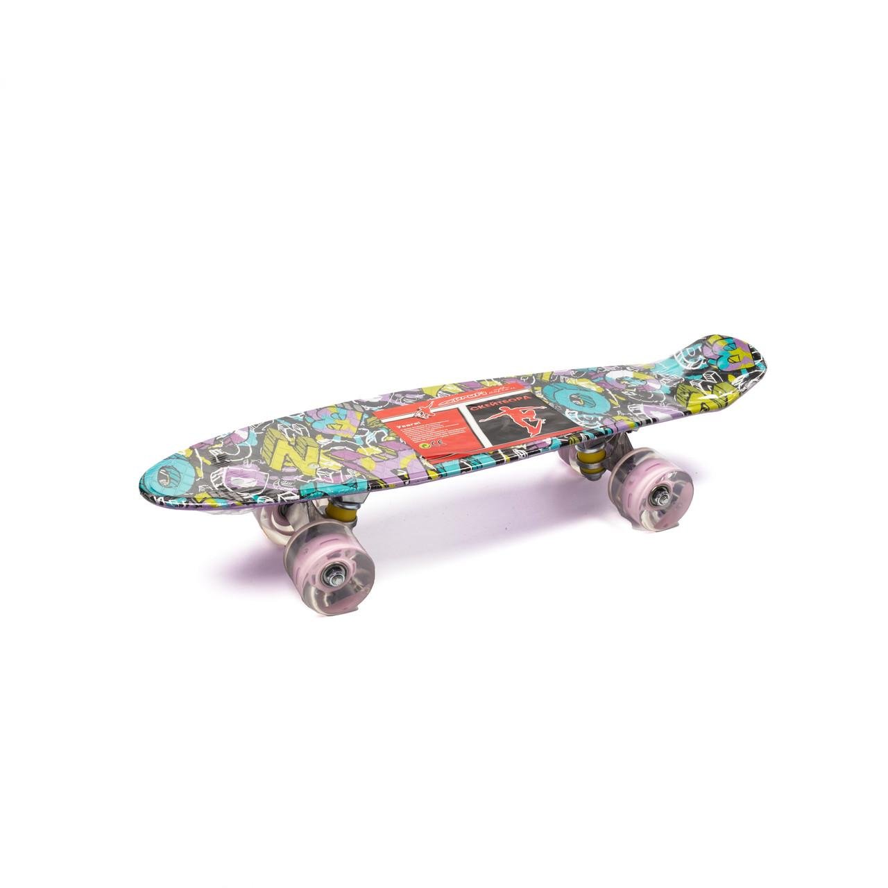 Скейтборд Profi МS0749-13_6колеса з підсвіткою із алюмінієвою підвіскою (1830906937)