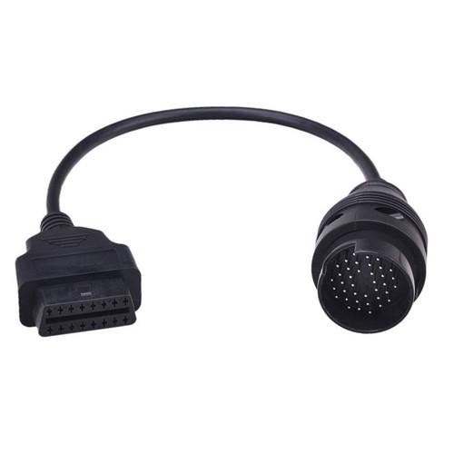 Кабель-переходник с OBD2 16pin мама на IVECO 38pin папа 26 см Black (439262)