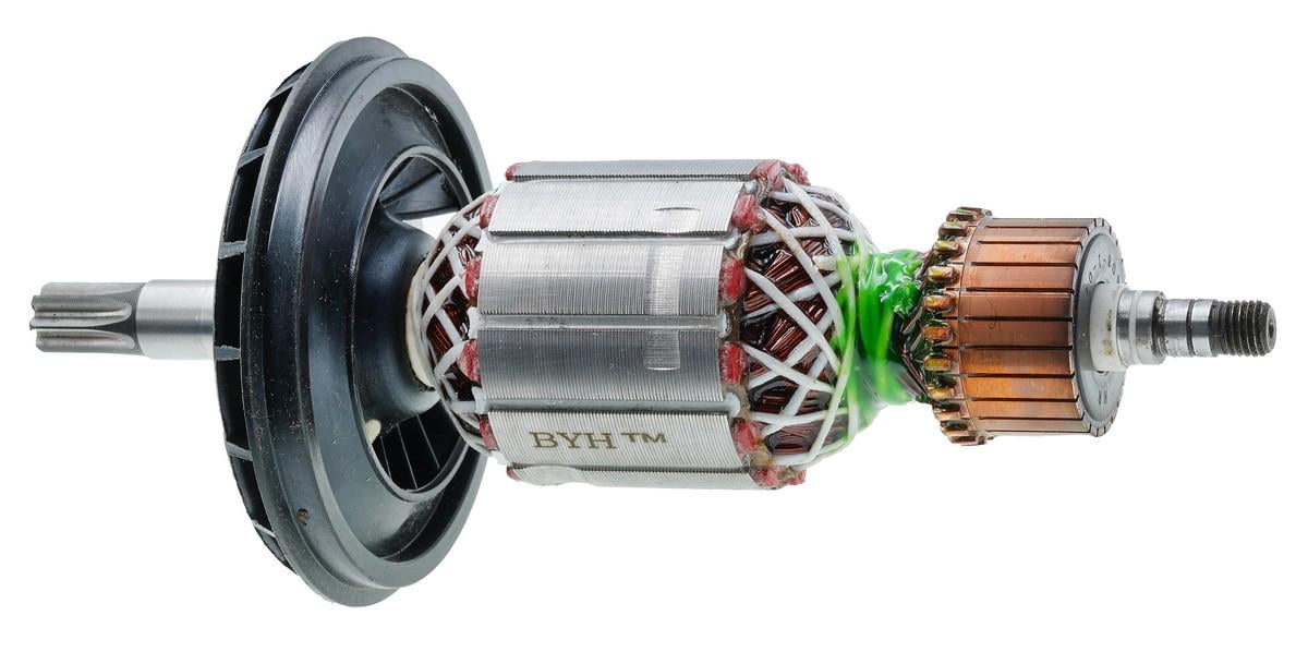 Якорь VJ Parts для перфоратора Бosch GBH 5-40 DE 185х46 7-з /прямо PRO 1614011098 (як1356)