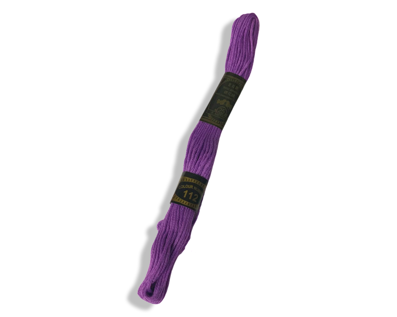 Нитка мулине однотонная 8 м (112)