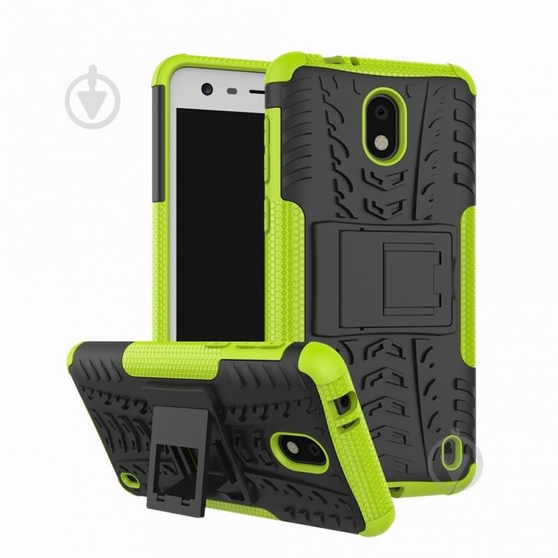 Чехол Armor Case для Nokia 2 Лайм (hub_eiNm35112)