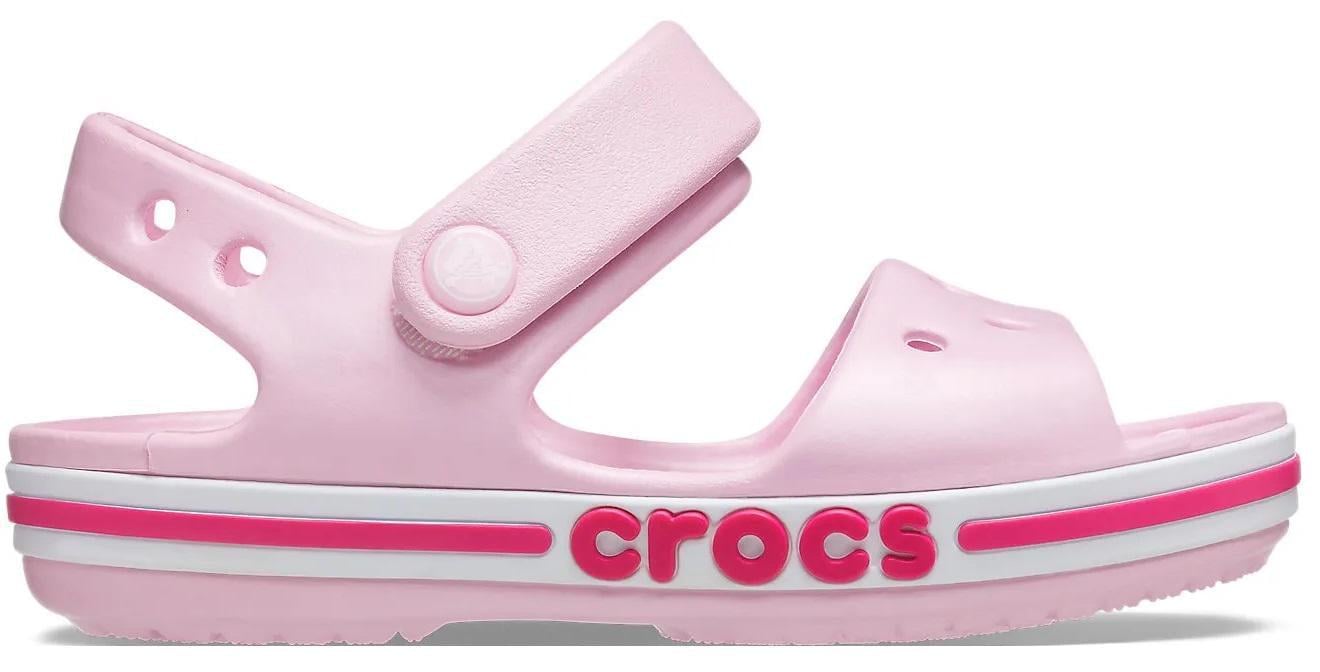Сандалі дитячі Crocs Bayaband Sandal р. 3/34,5 22 см Ballerina Pink (205400)
