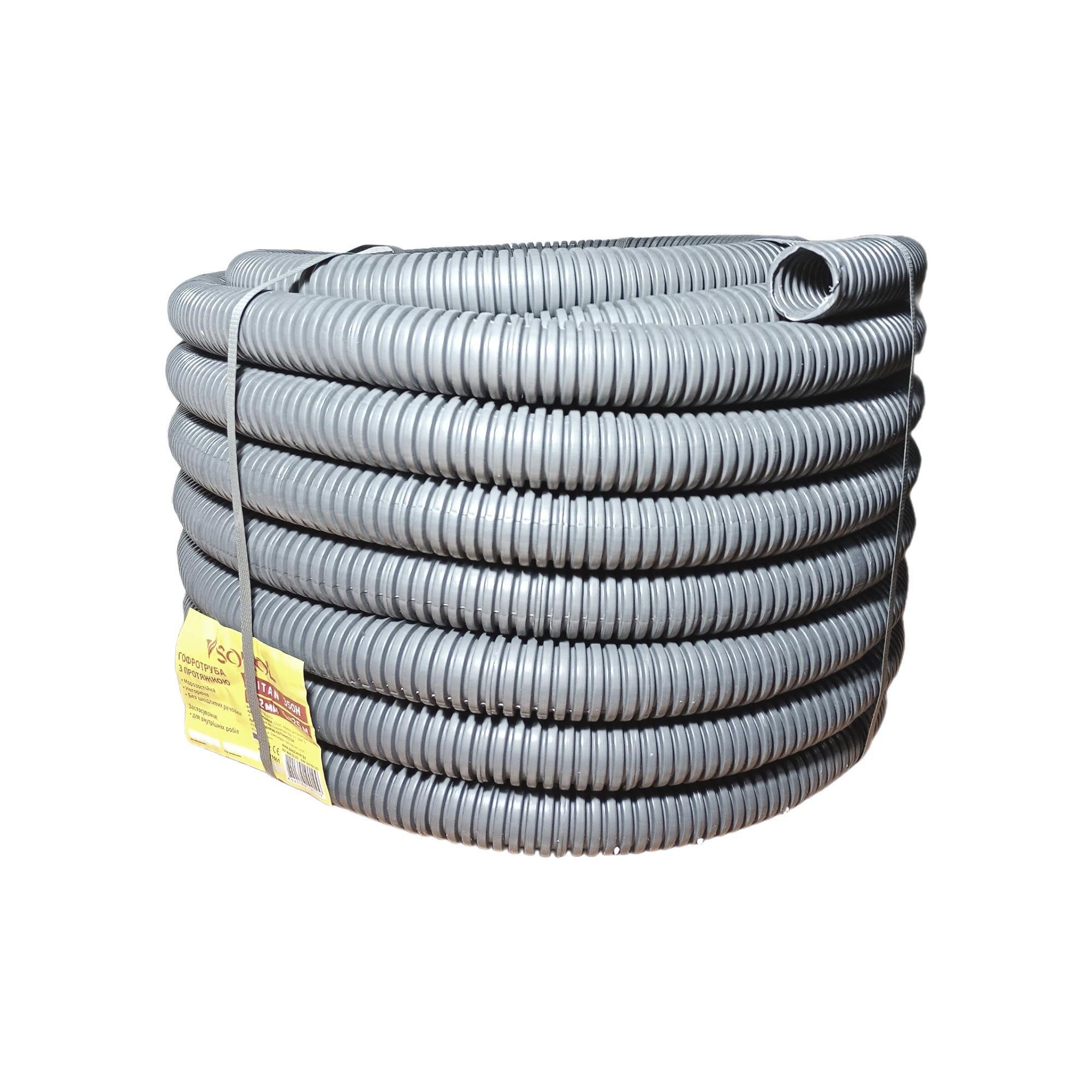 Труба гофрированная Sokol Standard ПВХ огнестойкая d 32 мм (2.3.1.164599)