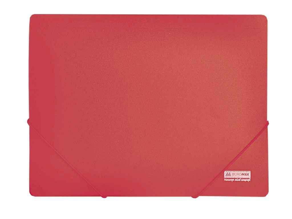 Папка на резинках Buromax JOBMAX А4 пластик Красный (BM.3911-05)