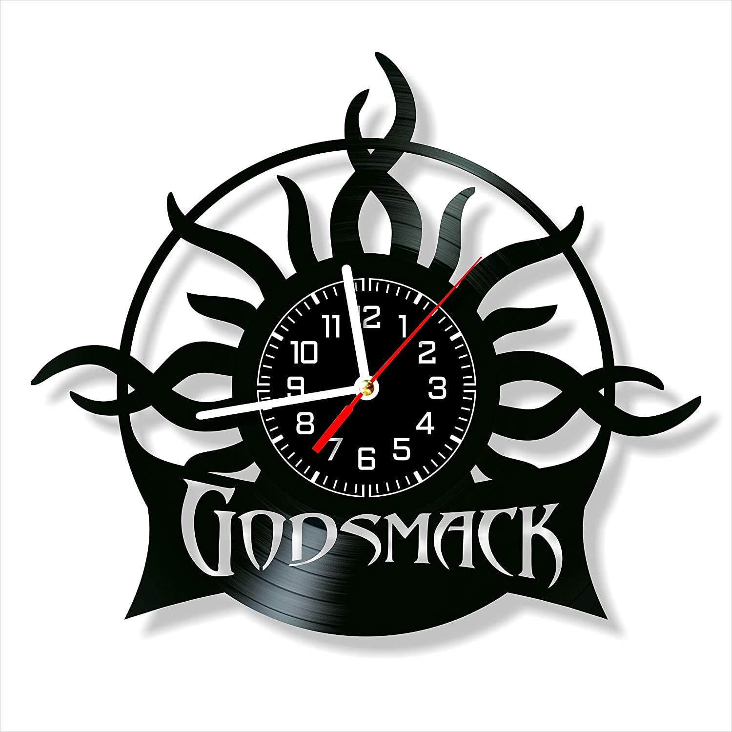Часы настенные Godsmack 2091из виниловой пластинки