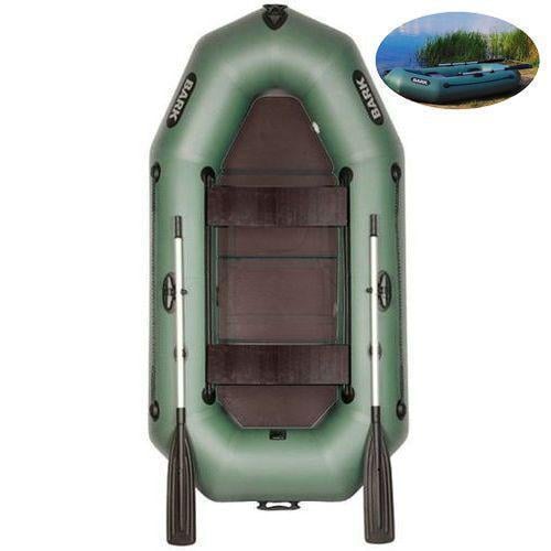 Надувная лодка Bark B-240KD ПВХ 2-х местная гребная сплошное дно - фото 2