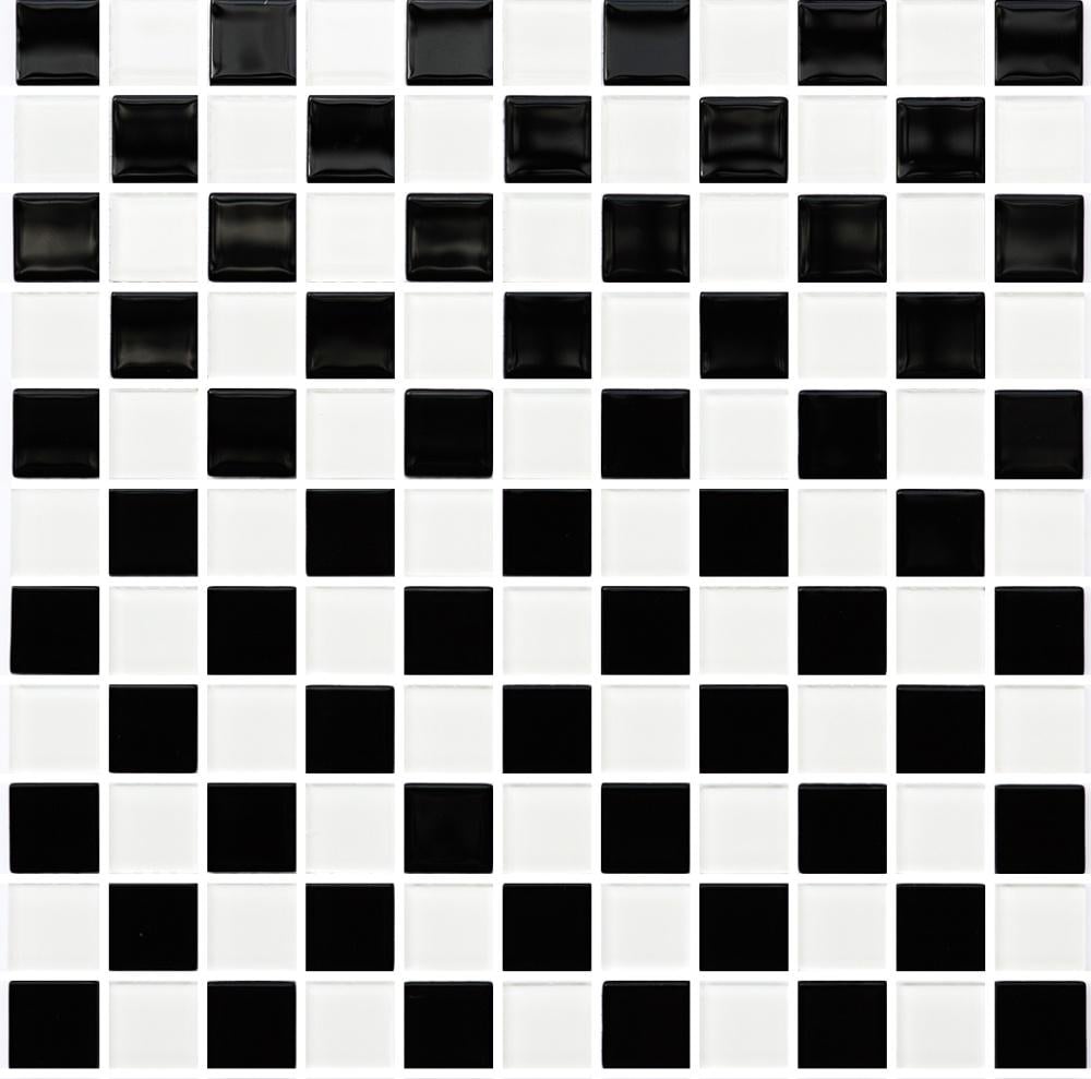 Керамическая мозаика Kotto Ceramica GM 4002 CC 300x300x4 мм/25x25 мм Black/White