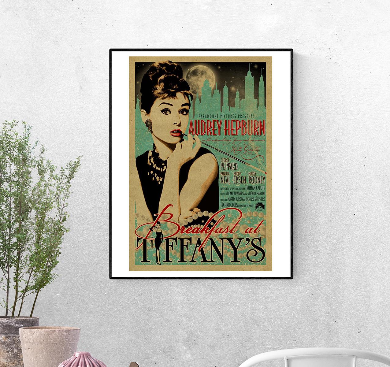 ᐉ Постер Завтрак у Тиффани 1961 формат А-4 (Afisha2049008_Poster)